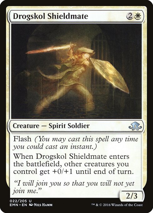 CAD Drogskol Shieldmate card from the Eldritch Moon set