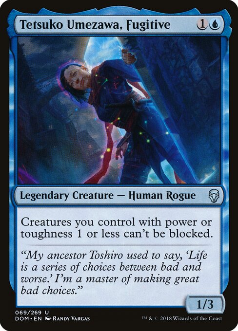 Tetsuko Umezawa, Fugitive (FOIL)