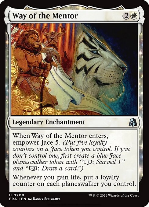 CAD Way of the Mentor card from the Reality Fracture set
