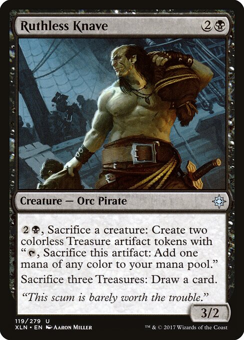 CAD Ruthless Knave card from the Ixalan set