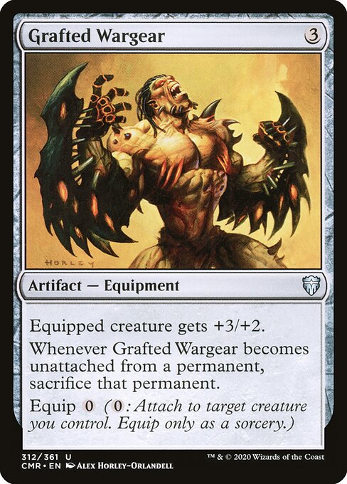 Grafted Wargear card from the Commander Legends set