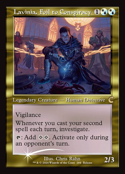  Foil CAD Lavinia, Foil to Conspiracy card from the Ravnica: Clue Edition set