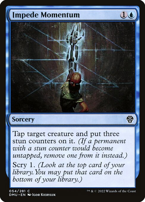 Impede Momentum card from the Dominaria United set