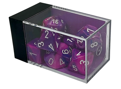 Chessex Violet (White) Polyhedral Dice
