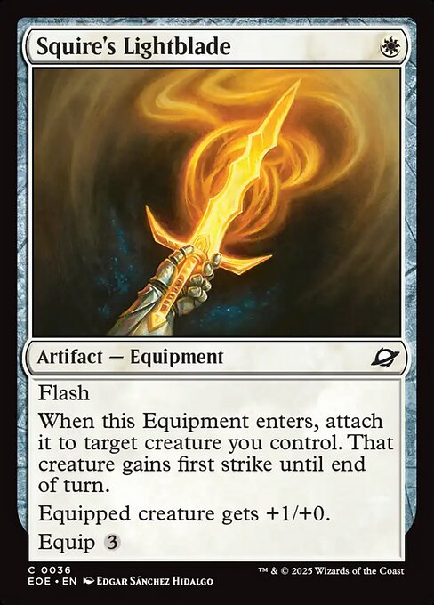 Squire's Lightblade (FOIL)