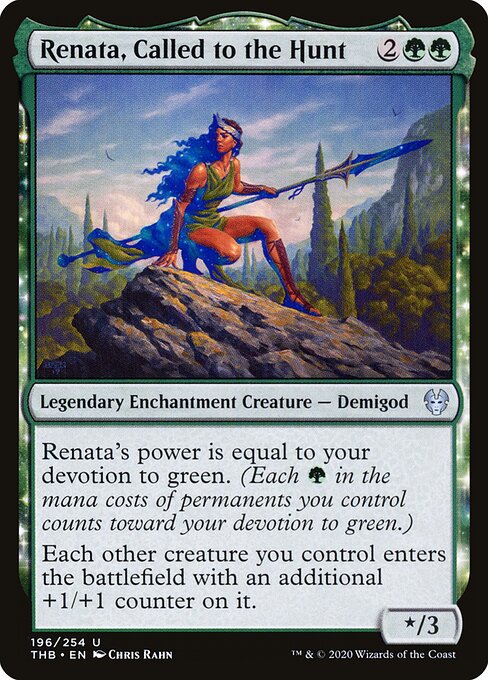 Renata, Called to the Hunt card from the Theros Beyond Death set