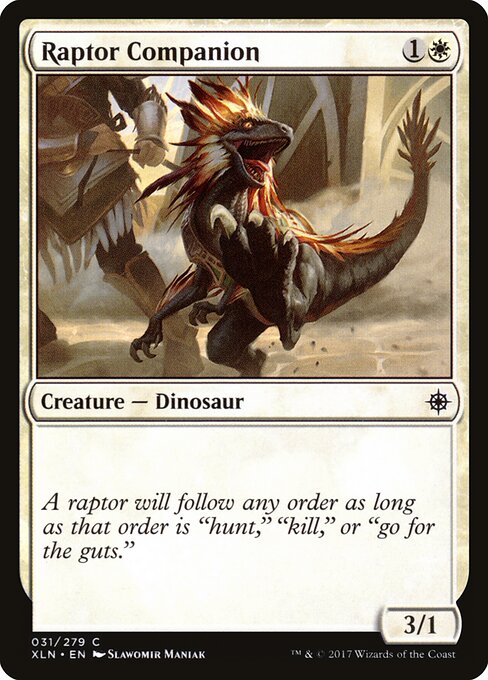 CAD Raptor Companion card from the Ixalan set
