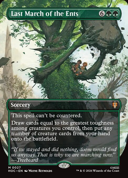 Last March of the Ents (FOIL)