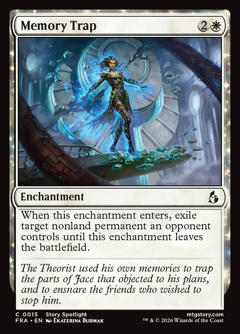  Foil CAD Memory Trap card from the Reality Fracture set