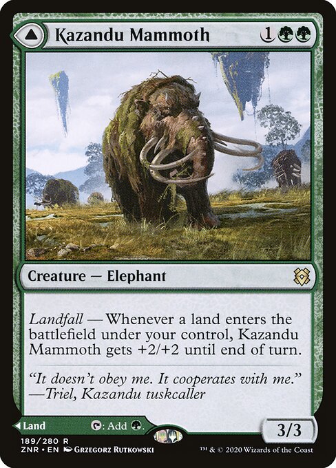 Kazandu Mammoth // Kazandu Valley (FOIL)