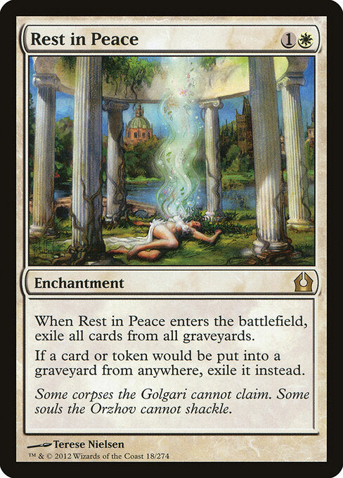 CAD Rest in Peace card from the Return to Ravnica set
