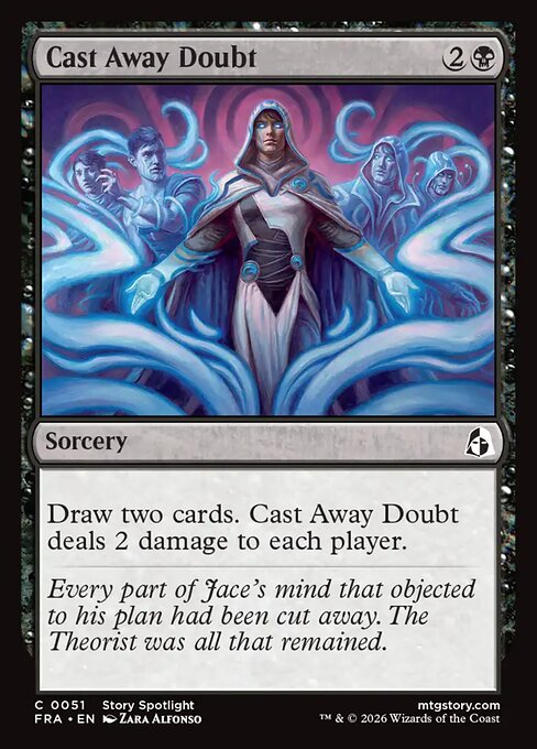 CAD Cast Away Doubt card from the Reality Fracture set