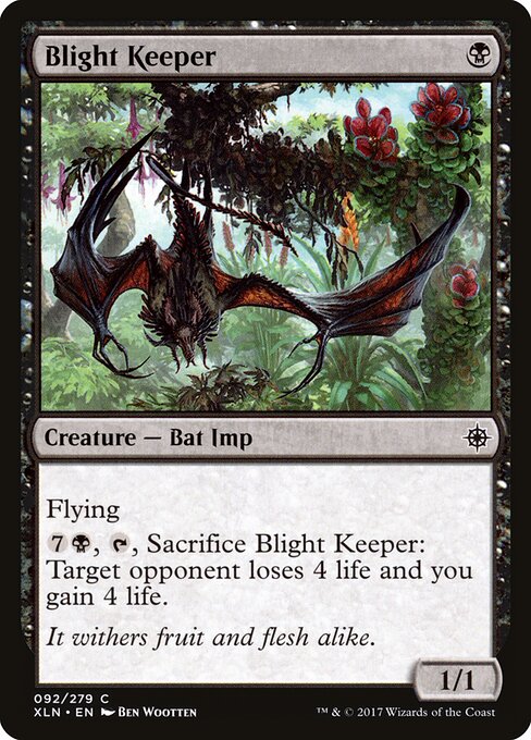  Foil Blight Keeper card from the Ixalan set