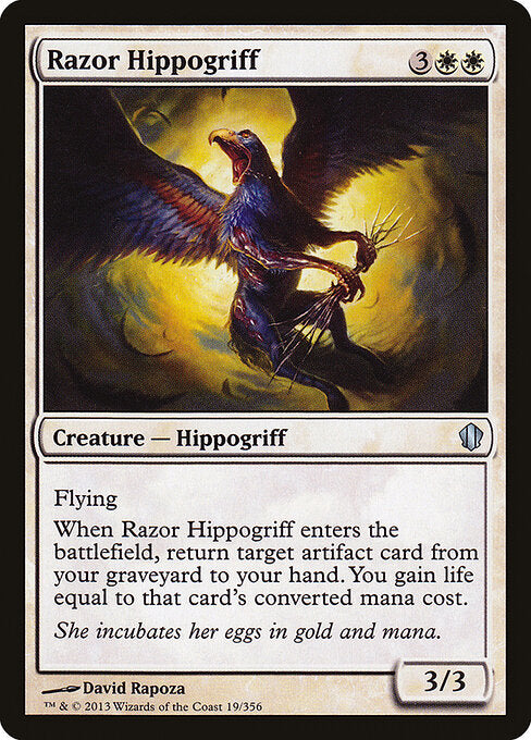 Razor Hippogriff card from the Commander 2013 set