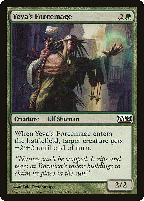 CAD Yeva's Forcemage card from the Magic 2013 set