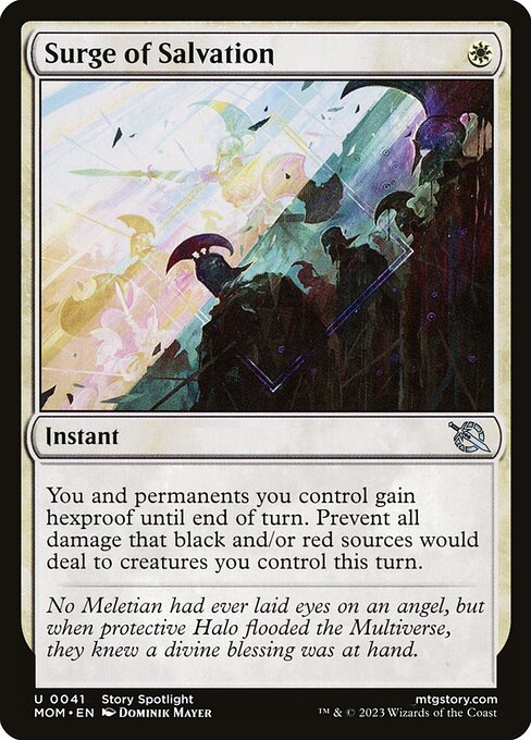 Surge of Salvation card from the March of the Machine set