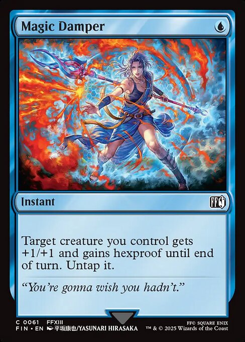 Magic Damper card from the Final Fantasy set