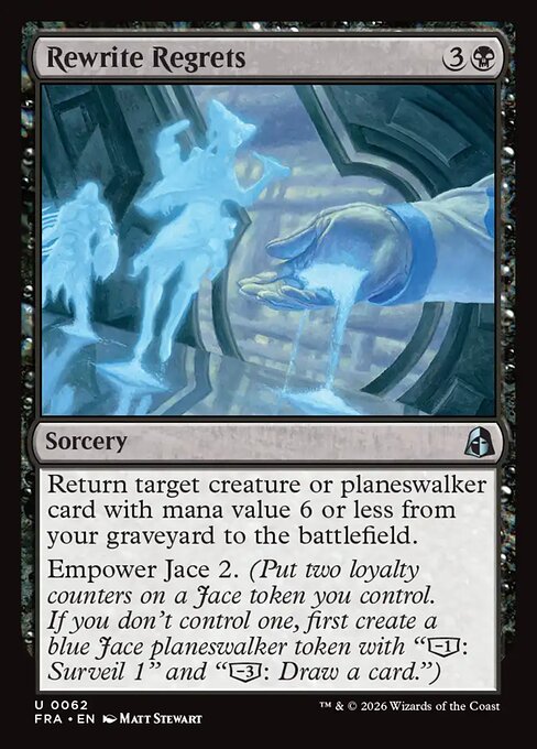 CAD Rewrite Regrets card from the Reality Fracture set