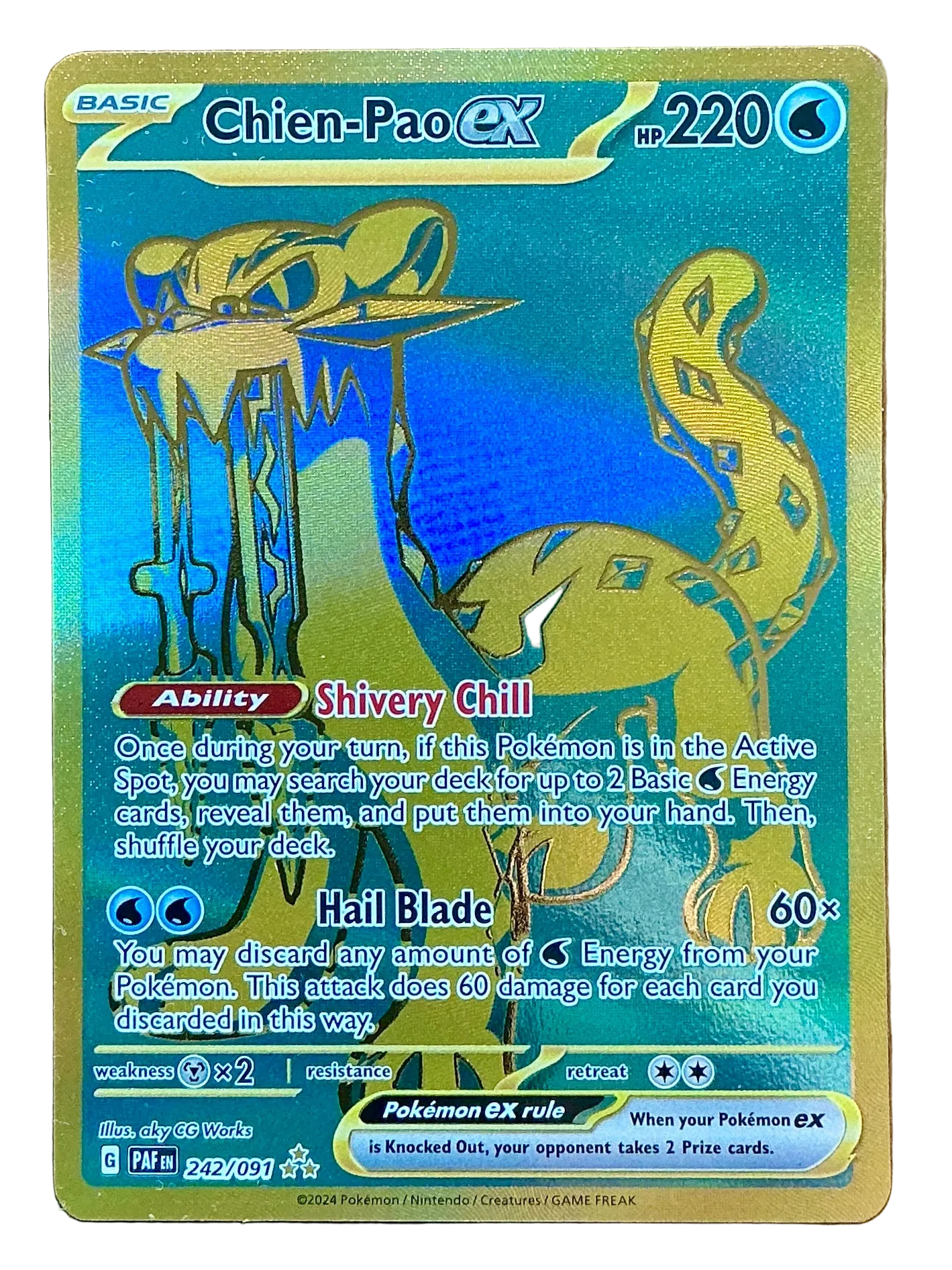 Chien-Pao ex - Paldean Fates - 242/091