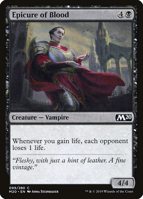 Epicure of Blood card from the Core Set 2020 set