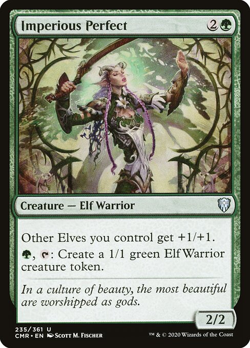 Imperious Perfect card from the Commander Legends set