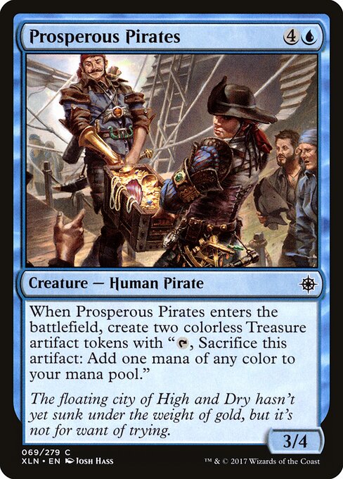 Prosperous Pirates card from the Ixalan set