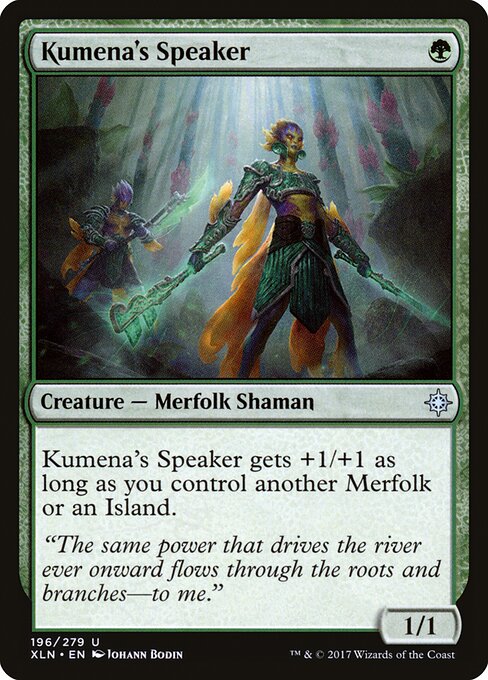 CAD Kumena's Speaker card from the Ixalan set