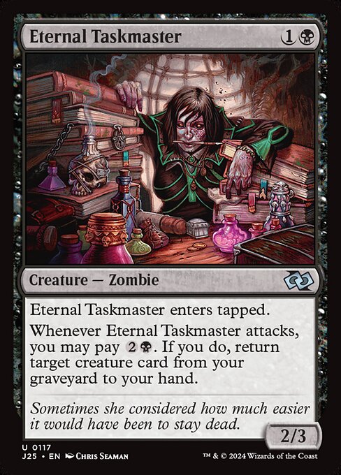 Eternal Taskmaster card from the Foundations Jumpstart set