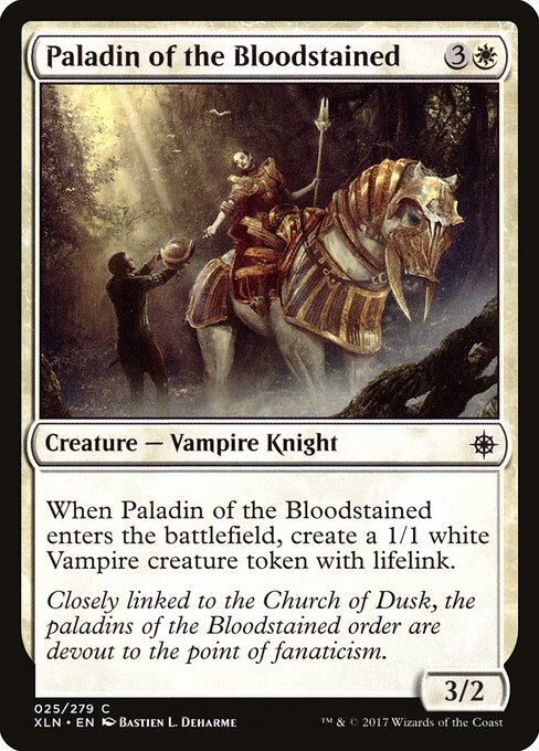 Paladin of the Bloodstained card from the Ixalan set