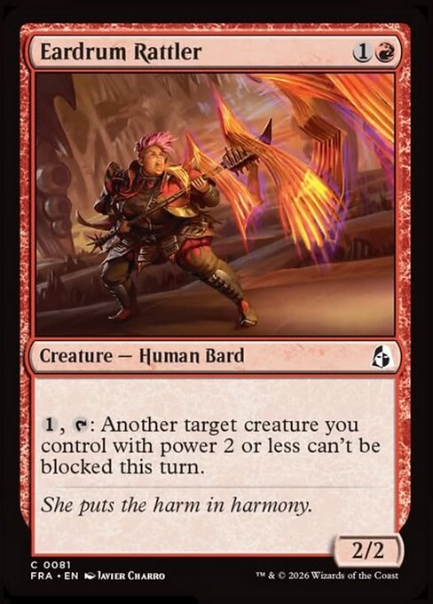 CAD Eardrum Rattler card from the Reality Fracture set