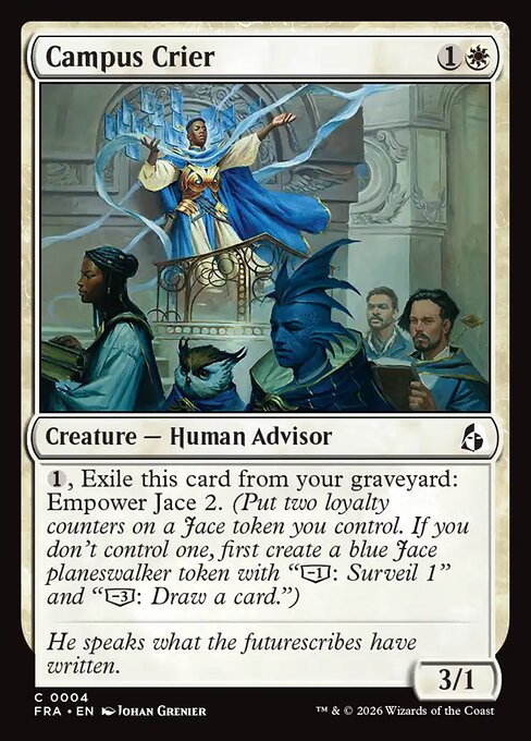 CAD Campus Crier card from the Reality Fracture set