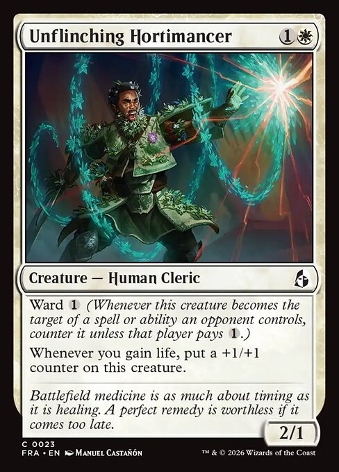 CAD Unflinching Hortimancer card from the Reality Fracture set
