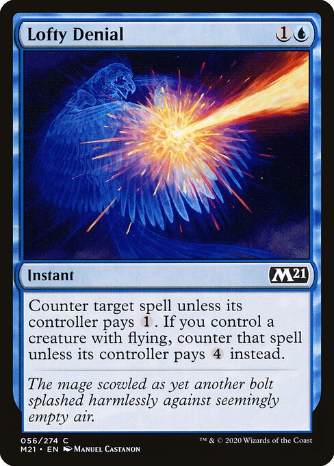 Lofty Denial card from the Core Set 2021 set