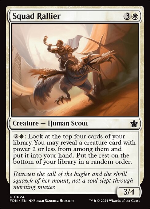  Foil Squad Rallier card from the Foundations set