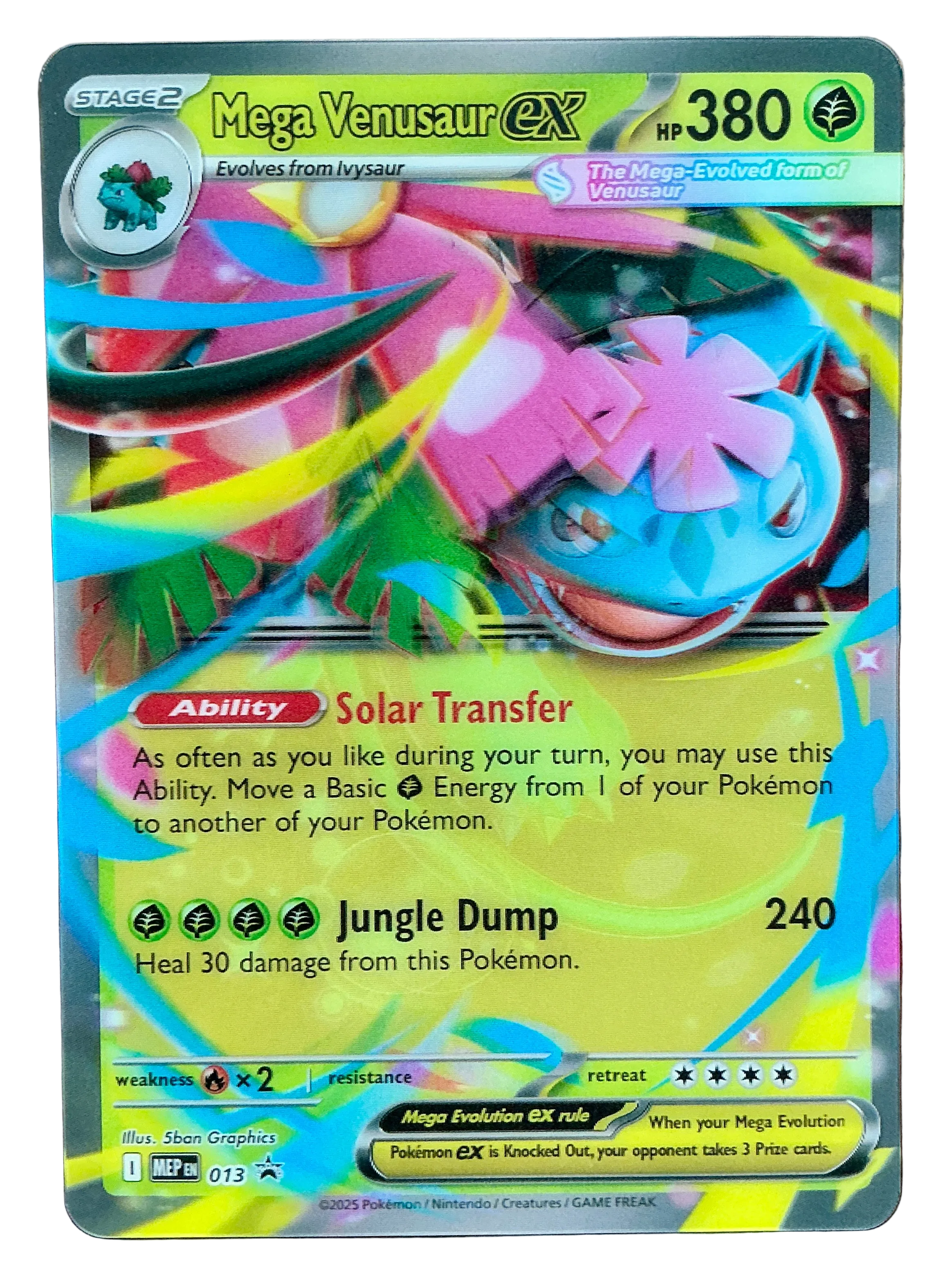 Mega Venusaur EX (Jumbo) - MEP 013