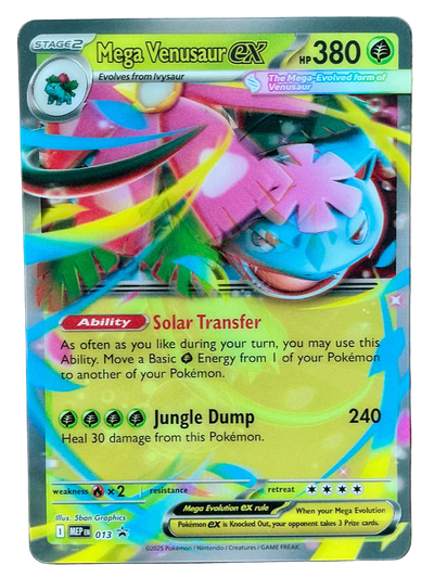 Mega Venusaur EX (Jumbo) - MEP 013