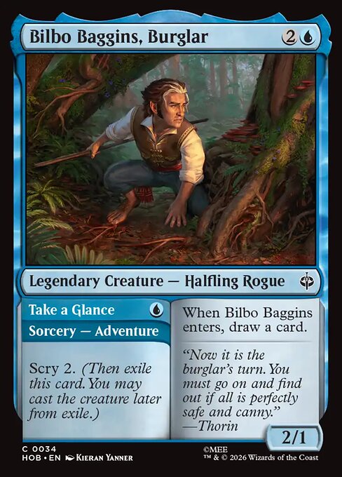 Bilbo Baggins, Burglar // Take a Glance (FOIL)
