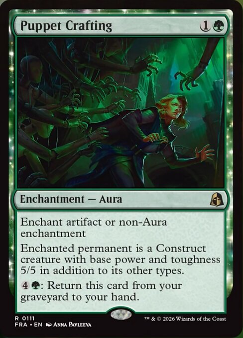 CAD Puppet Crafting card from the Reality Fracture set