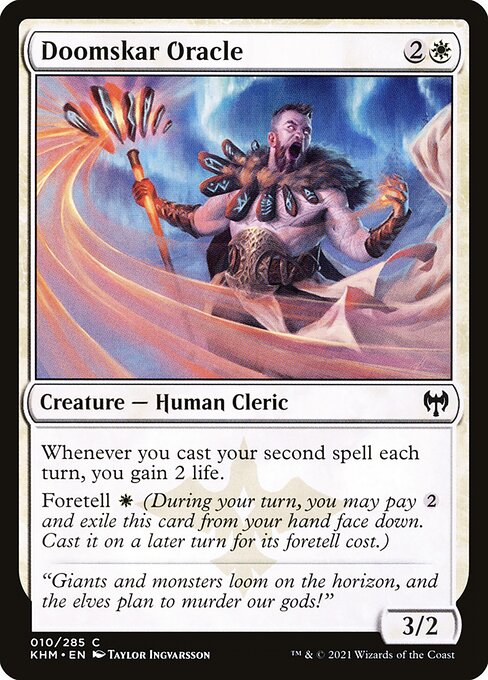  Foil Doomskar Oracle card from the Kaldheim set