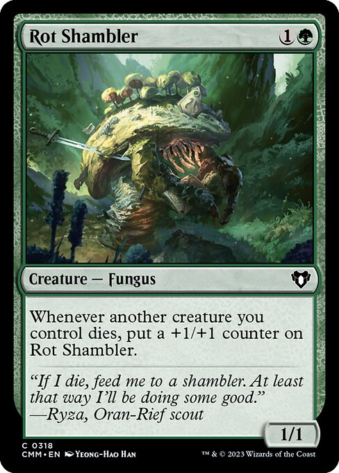 Rot Shambler card from the Commander Masters set