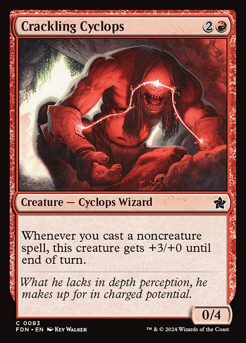 Crackling Cyclops card from the Foundations set