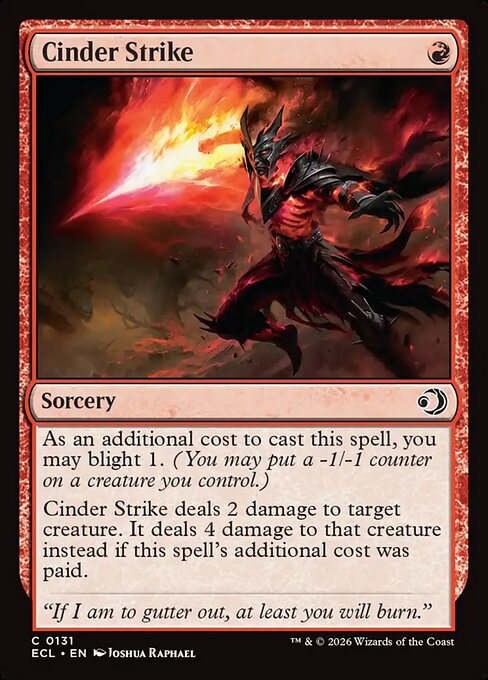Cinder Strike (FOIL)