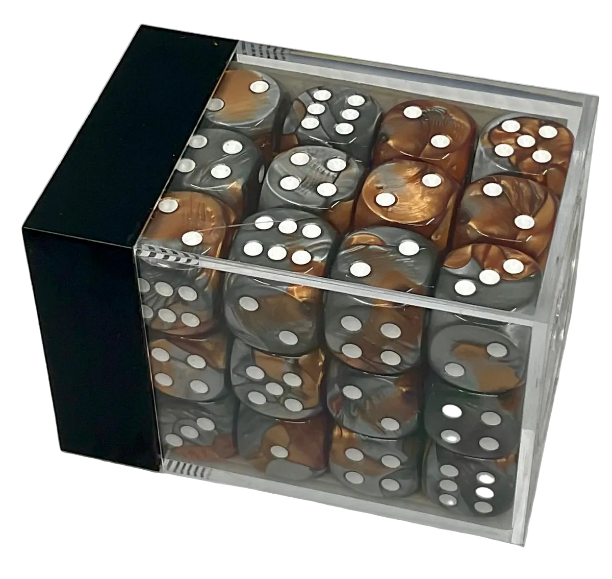 Chessex Gemini® Copper-Steel (White)