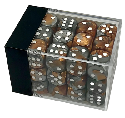Chessex Gemini® Copper-Steel (White)