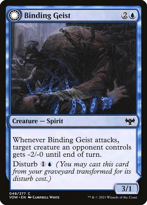 CAD Binding Geist // Spectral Binding card from the Innistrad: Crimson Vow set