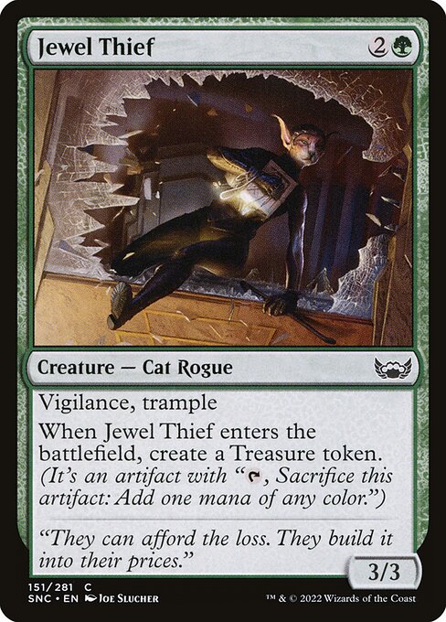 Jewel Thief card from the Streets of New Capenna set
