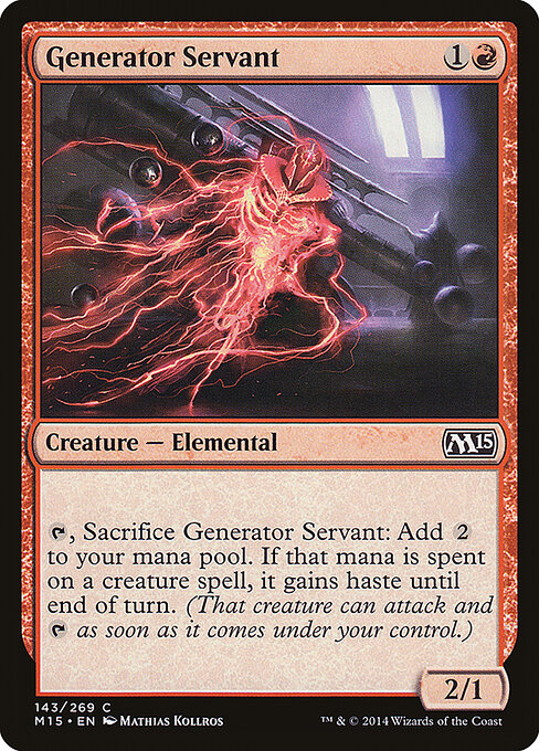 Generator Servant card from the Magic 2015 set