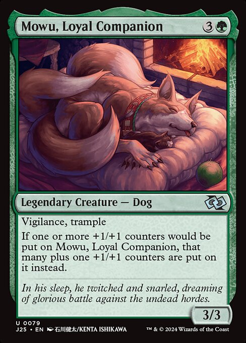 Mowu, Loyal Companion card from the Foundations Jumpstart set