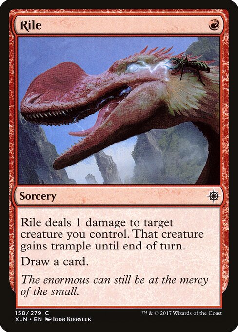 Rile card from the Ixalan set