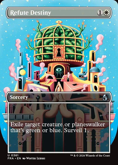  Foil CAD Refute Destiny card from the Reality Fracture set
